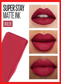 MAYBELLINE NEW YORK Super Stay Matte Ink Lipstick 80 Ruler  - Image 2