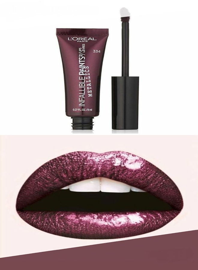 L'OREAL PARIS - Cosmetics Infallible Paints  Lips Purple - Image 1
