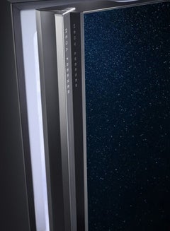 شارب ثلاجة بعاكس رقمي خالية من التجمد - ببابين زجج 2200 W SJ-GV63G-BK أسود  - Image 3