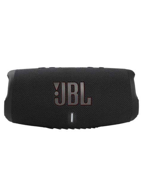 Charge 5 Portable Bluetooth Speaker Splash Proof Black