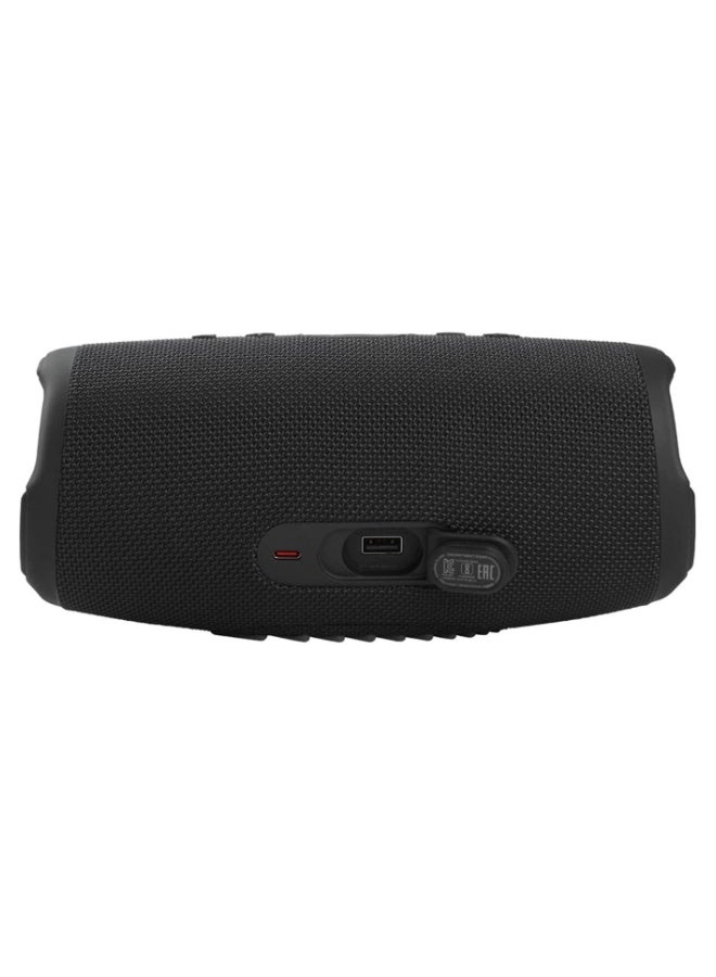 Charge 5 Portable Bluetooth Speaker Splash Proof Black