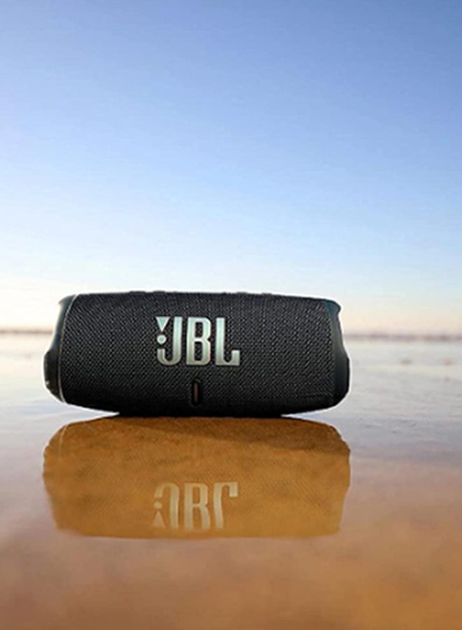 Charge 5 Portable Bluetooth Speaker Splash Proof Black