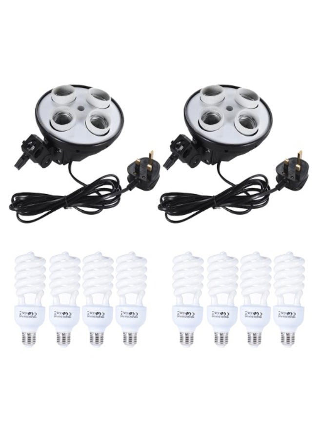 ANDOER - 17-Piece Studio Photography Lighting Kit Black/White - Image 1