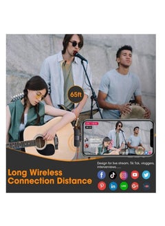 Rock Pow Auto-syncs Clip-on Wireless Lavalier Microphone for iPhone MIC001 Black  - Image 4
