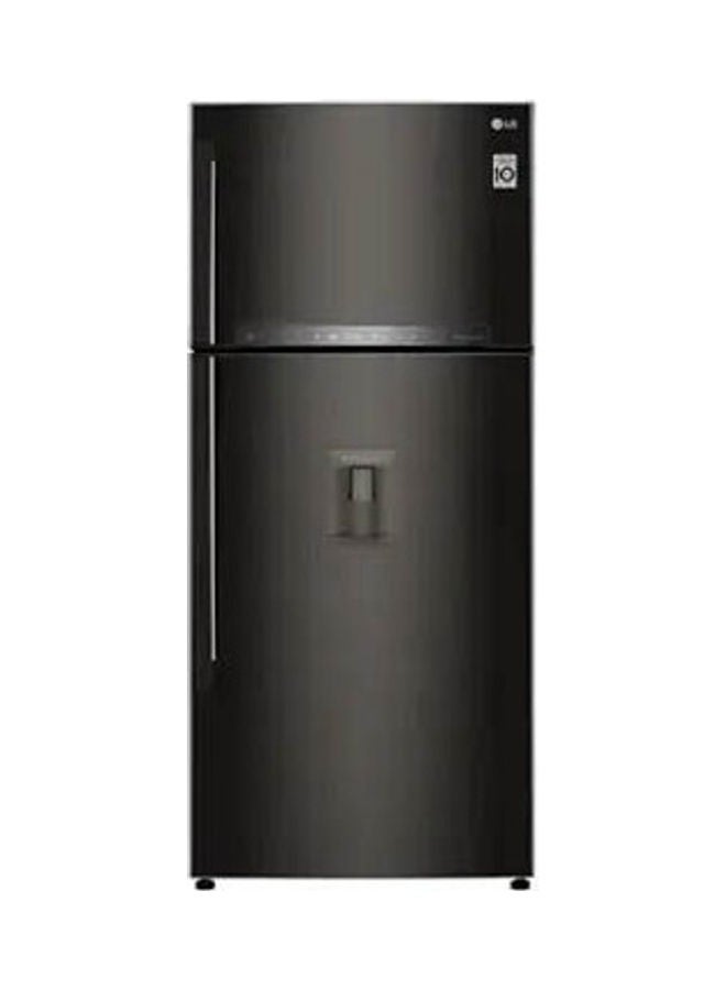 LG - Refrigerator No Frost With Inverter Motor GN-F722HXHL Black - Image 1