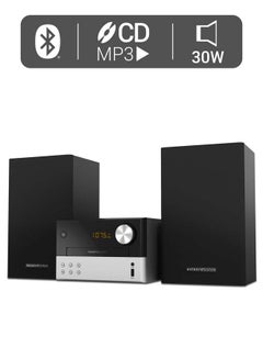 Home Speaker 7 Micro Hi-Fi (30 W, CD, Bluetooth, FM radio, USB MP3, Audio-in) Black