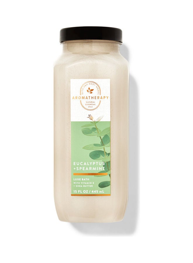 Bath & Body Works - Eucalyptus+Spearmint Luxe Bath Beige 445ml - Image 1
