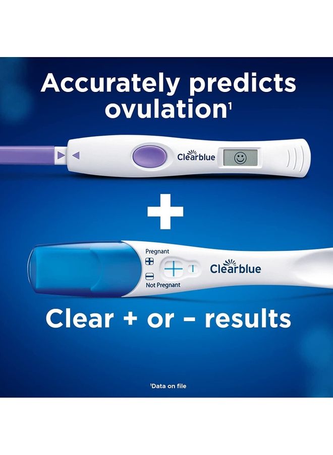 Advanced Digital Ovulation Tests With Bonus Pregnancy Test (10 + 1 Test)