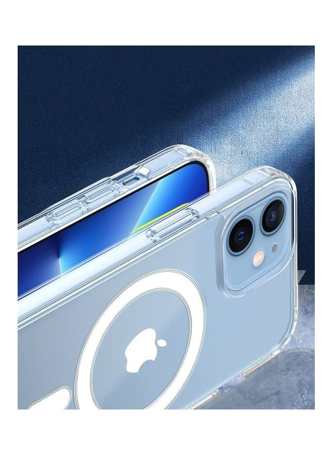 MARGOUN - Magsafe Magnetic Wireless Charging Compatible Transparent Cover For Apple iPhone 12 Clear - Image 1