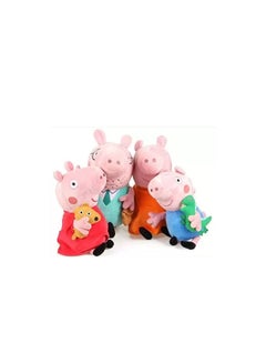 4-Piece Peppa Pig Family Plush Toy