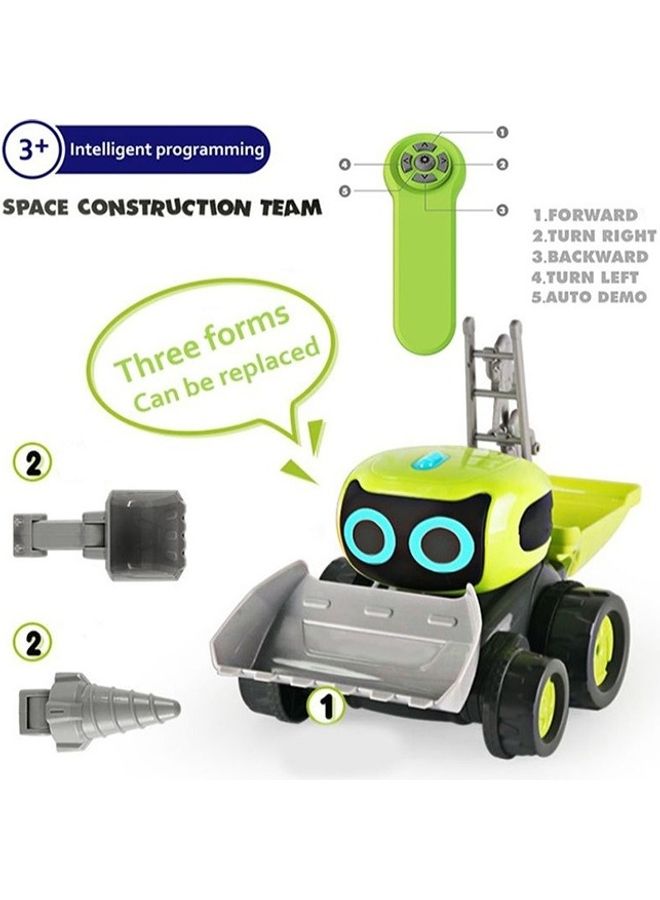 MYTOYS - Intelligent Programming Robot Car Electric Drill Truck Space Transportation - Image 1