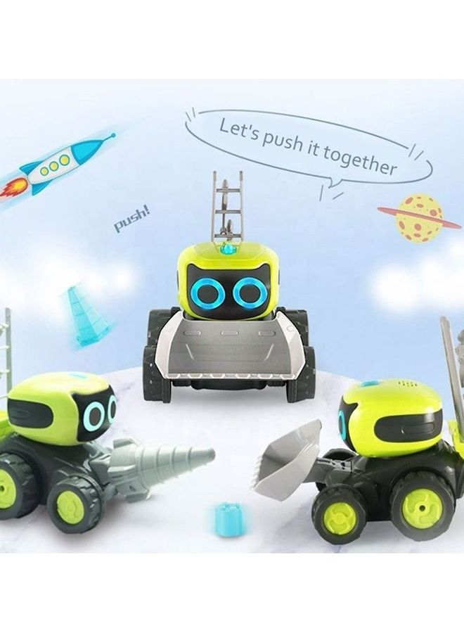 MYTOYS - Intelligent Programming Robot Car Electric Drill Truck Space Transportation - Image 1