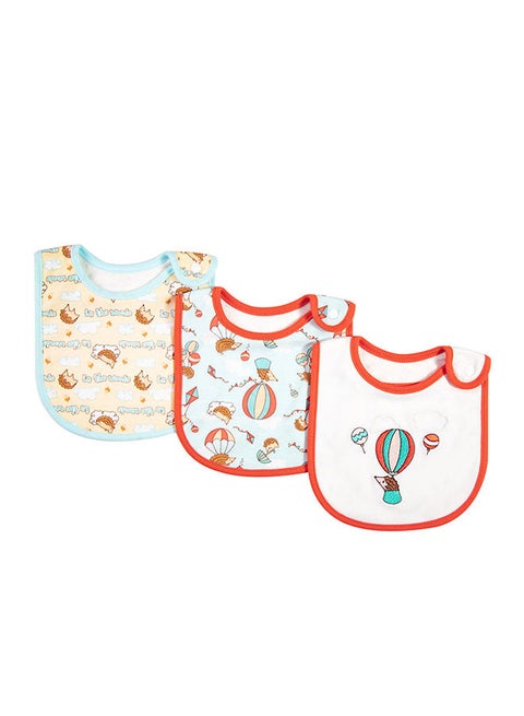 3-Piece Organic Cotton Bib Set