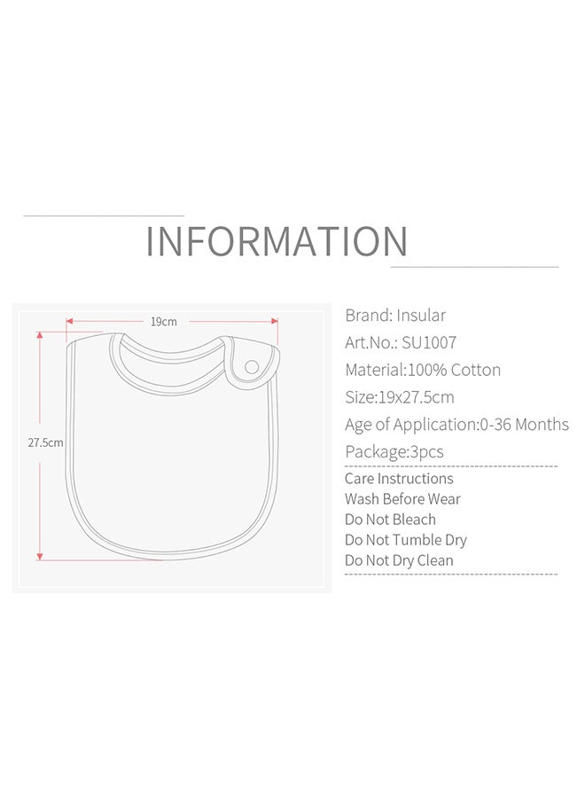 انسولار مجموعة مرايل قطن عضوية 3 قطع - Image 3