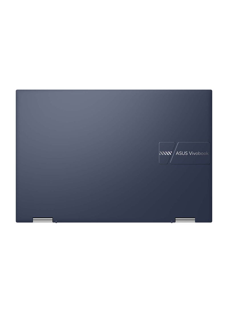ASUS Vivobook 14 Flip TP1400KA-BZ056WS Slim Laptop With 14.0-Inch HD Display, Celeron N4500 Processor/4GB RAM/128GB EMMC/Intel UHD Graphics/Windows 11 Home/HD Webcam/International Version English/Arabic Quiet Blue  - Image 3