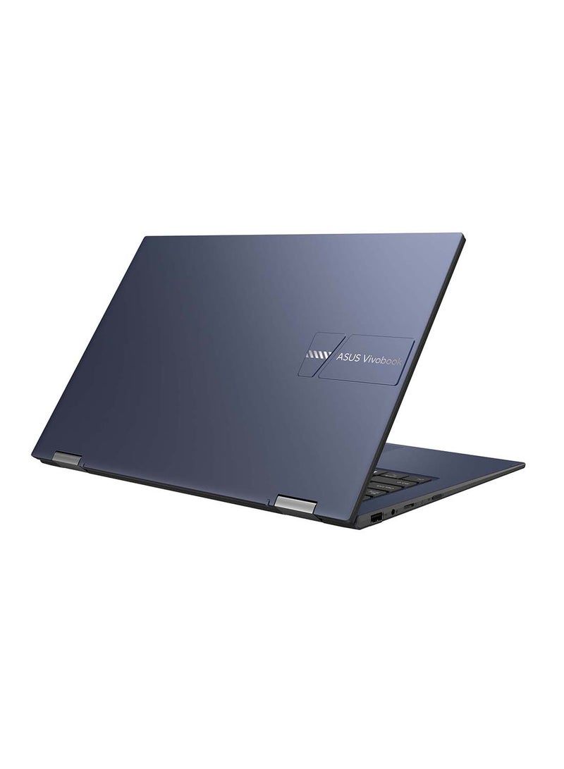 ASUS Vivobook 14 Flip TP1400KA-BZ056WS Slim Laptop With 14.0-Inch HD Display, Celeron N4500 Processor/4GB RAM/128GB EMMC/Intel UHD Graphics/Windows 11 Home/HD Webcam/International Version English/Arabic Quiet Blue  - Image 5