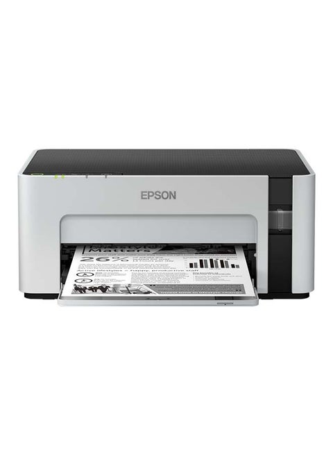 EcoTank M1120 - Single-Function Compact Printer with Epson's Integrated Ink Tank System, for Cost-Effective, Quality Mono Printing - White