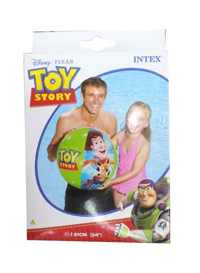 INTEX Toy Story Printed Inflatable Beach Ball 6x5.1x7.2cm - Image 1