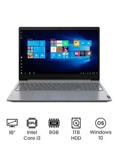 V15 G1 Business And Professional (Upgraded Version) Laptop With 15.6-Inch Full HD Display, 10th Gen Core i3-10110U Processer/8GB RAM/1TB HDD/Intel UHD Graphics/Windows 10 /International Version English gray