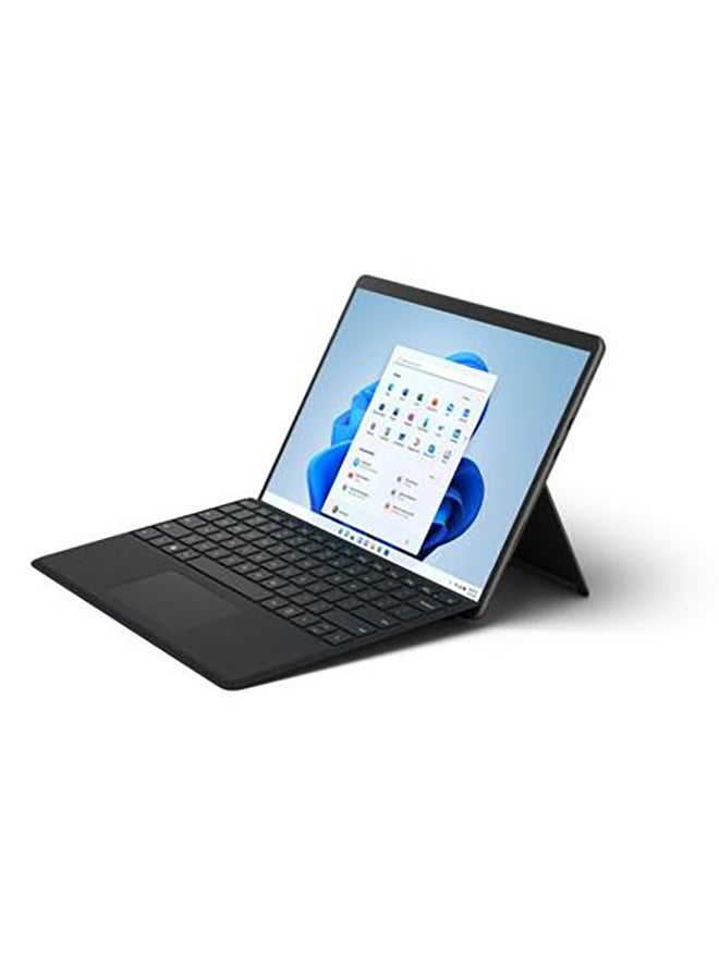 Microsoft - Surface Pro 8 Laptop With 13-Inch Display, Core i7 Processor/16GB RAM/512GB SSD/Windows 11/8GB Iris Xe Integrated Graphics Card English/Arabic Graphite - Image 1