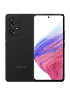 جالاكسي A53 ثنائي الشريحة، أسود رائع، 8 جيجابايت رام، 256 جيجابايت، 5G - إصدار الشرق الأوسط
