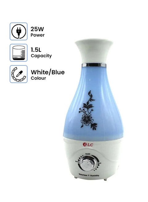 Fawahah Manual Control Humidifier 25W 2.72484E+12 White/Blue
