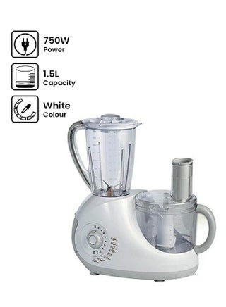 Food Processor With Blender 1.5 L 750.0 W FP-9300G-White White - v1653925862/N52063212A_1