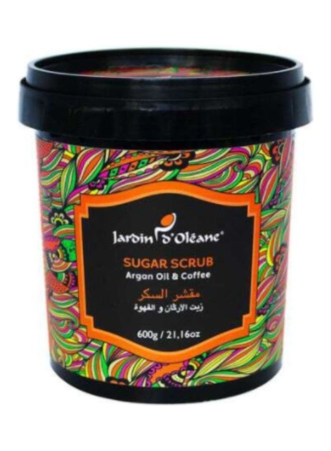 JARDIN D OLEANE 2-Piece Argan Oil And Coffee Sugar Scrub Black 600grams  - Image 2