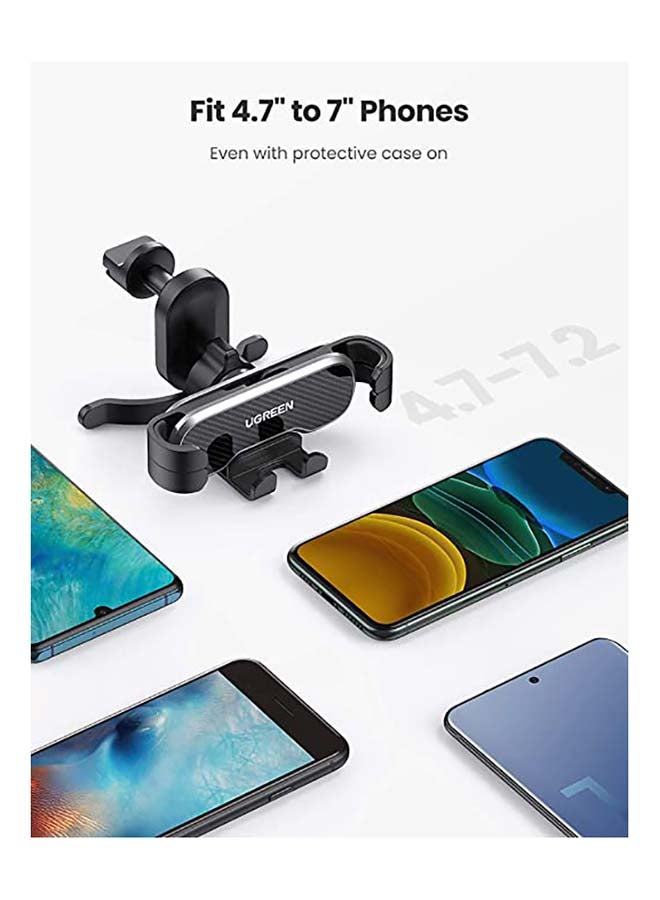 Ugreen Car Phone Holder for Air Vent Mobile Holder Car Cradle with Auto Lock Design Car Phone Mount for Air Vent iPhone Car Holder Car Mount Compatible with Phone15/14/13 Series, Galaxy S23/S22/S21 black - Image 5