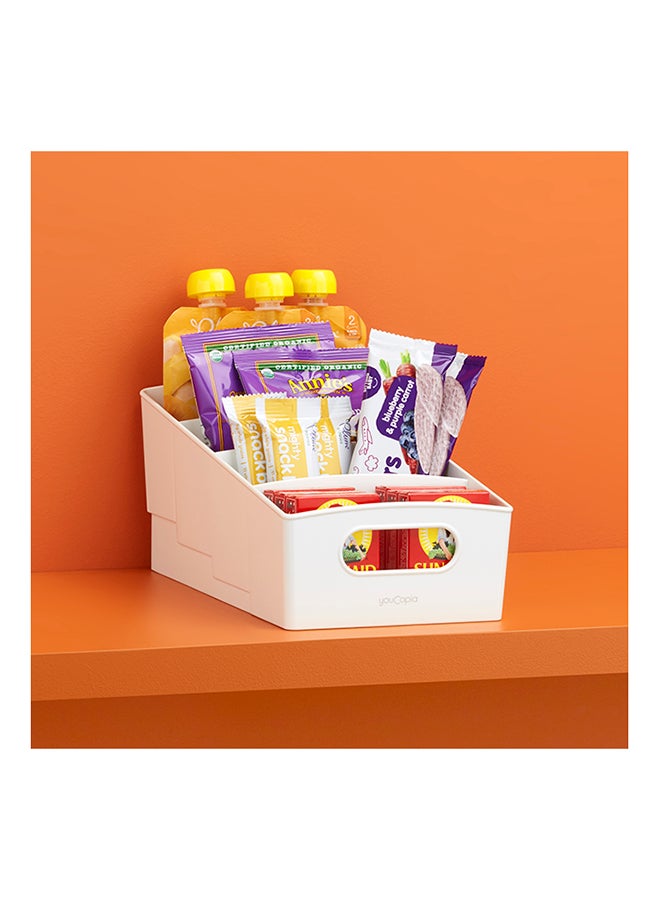 YouCopia YouCopia Shelf bin 4-Tier Food Packet And Snack Organizer, Small, White, 50198 White 27.3x15.9x13cm  - Image 3
