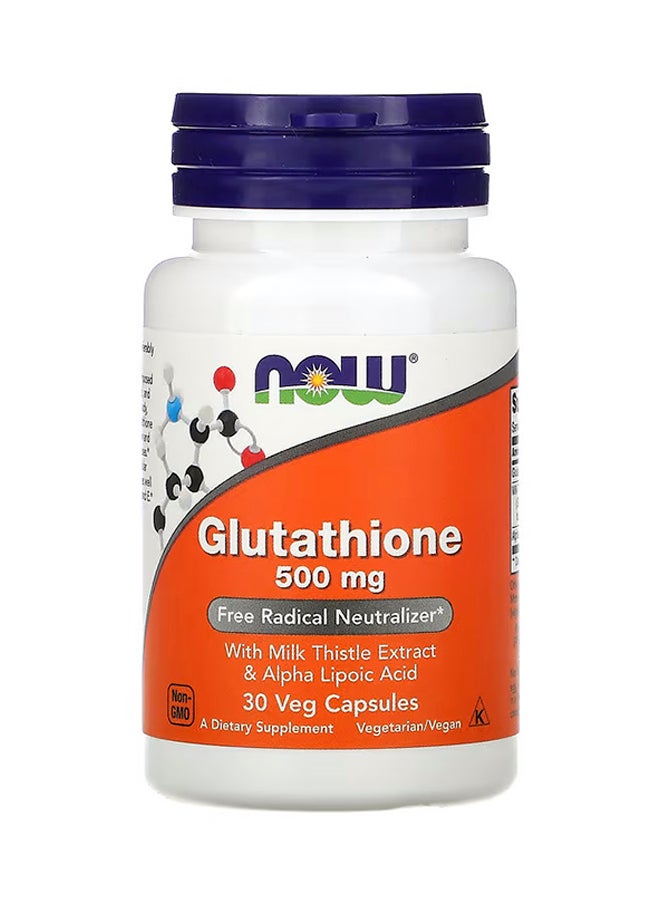 Now Foods Glutathione - 30 Capsules  - Image 1