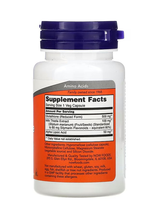 Now Foods Glutathione - 30 Capsules  - Image 2