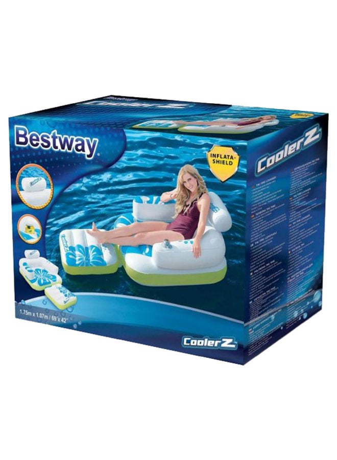 Bestway - CoolerZ Inflatable Lounger Pool Float 160 x 56cm - Image 1
