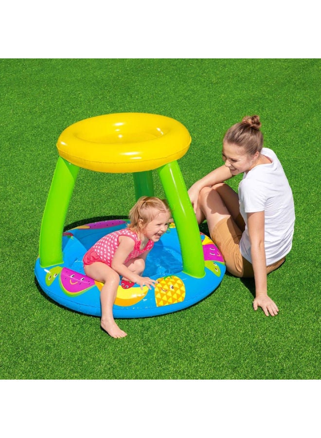 بست واي حوض سباحة للعب بمظلة برسمة فواكه 94 x 89 x 79سم - Image 2