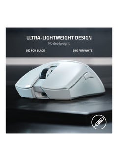 RAZER Viper V2 Pro HyperSpeed Wireless Gaming Mouse: 58g Ultra-Lightweight - Optical Switches Gen-3 - 30K Optical Sensor - On-Mouse DPI Controls - 80hr Battery - USB Type C Cable Included -  - Image 3