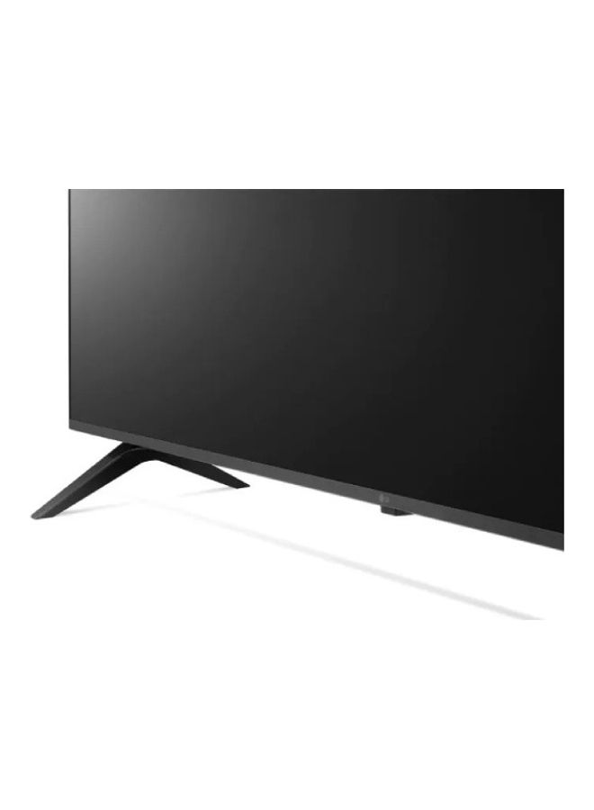 LG - 55-Inch UHD QLED 4K TV Series 80 HDR10 Pro, Bezeless Design, A5 Gen 5 AI Processor 4K, HGIG with build- in receiver ( Model 2022) 55UQ80006LD Black - Image 1