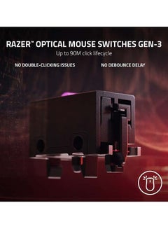 RAZER Viper V2 Pro HyperSpeed Wireless Gaming Mouse: 59g Ultra-Lightweight - Optical Switches Gen-3 - 30K Optical Sensor - On-Mouse DPI Controls - 80hr Battery - USB Type C Cable Included - Whte  - Image 4