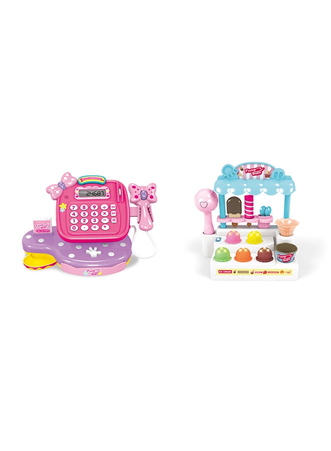 FAMILY CENTER Cake Shop And Cash Register Toy Set 35x49x16cm  - Image 2