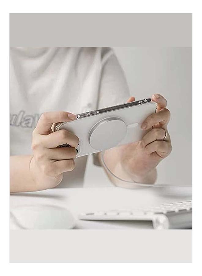 MARGOUN Magsafe Magnetic Wireless Charging Compatible Transparent Cover For Apple iPhone 12 Pro Clear - Image 5