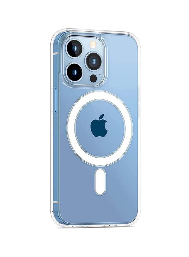 MARGOUN - Magsafe Magnetic Wireless Charging Compatible Transparent Cover For Apple iPhone 13 Pro Max Clear - Image 1
