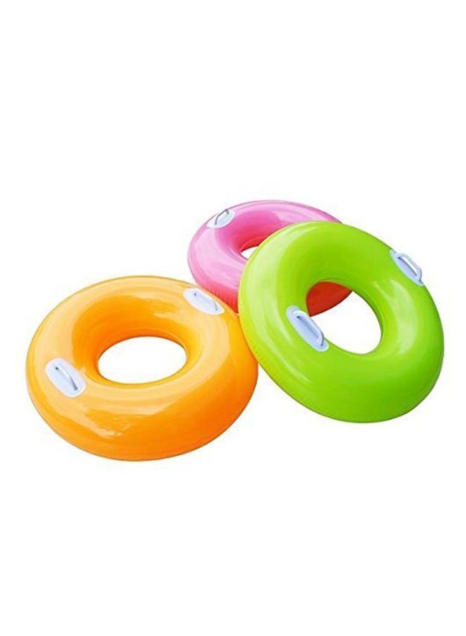 INTEX Hi-Gloss Inflatable Swim Ring Float With Handles 76cm - Image 2