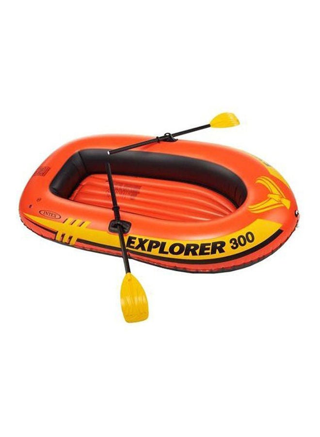 INTEX Explorer 300 Boat Set Ages 6 116.84x40.64cm - Image 1