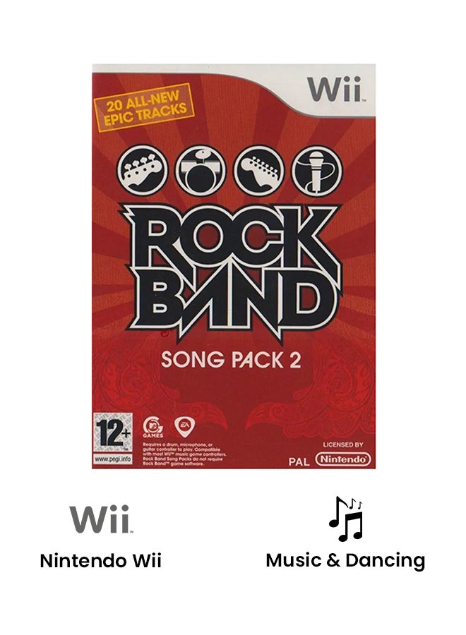 Nintendo - Rock Band Song Pack 2 (Intl Version) - Music & Dancing - Nintendo Wii - Image 1
