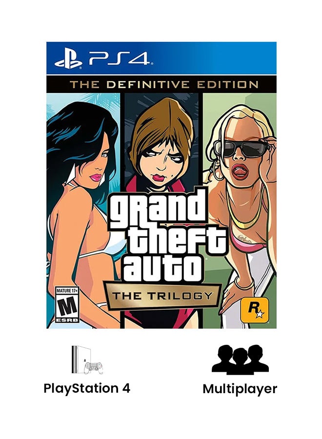 لعبة الفيديو "Grand Theft Auto: The Trilogy" - (إصدار عالمي) - بلاي ستيشن 4 (PS4) - v1654009758/N51820819A_5