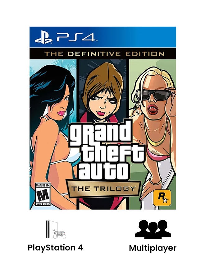 روك ستار جيمز - لعبة الفيديو "Grand Theft Auto: The Trilogy" - (إصدار عالمي) - بلاي ستيشن 4 (PS4) - Image 1