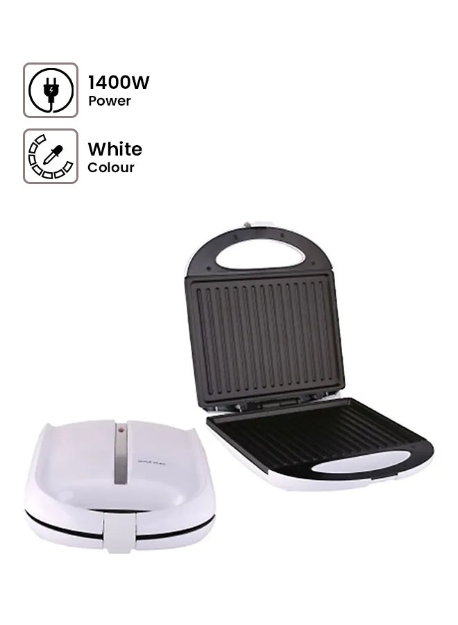 Alsaif Non Stick Electric Grill  1400W 1400.0 W 90573/1/S650 White - Image 1
