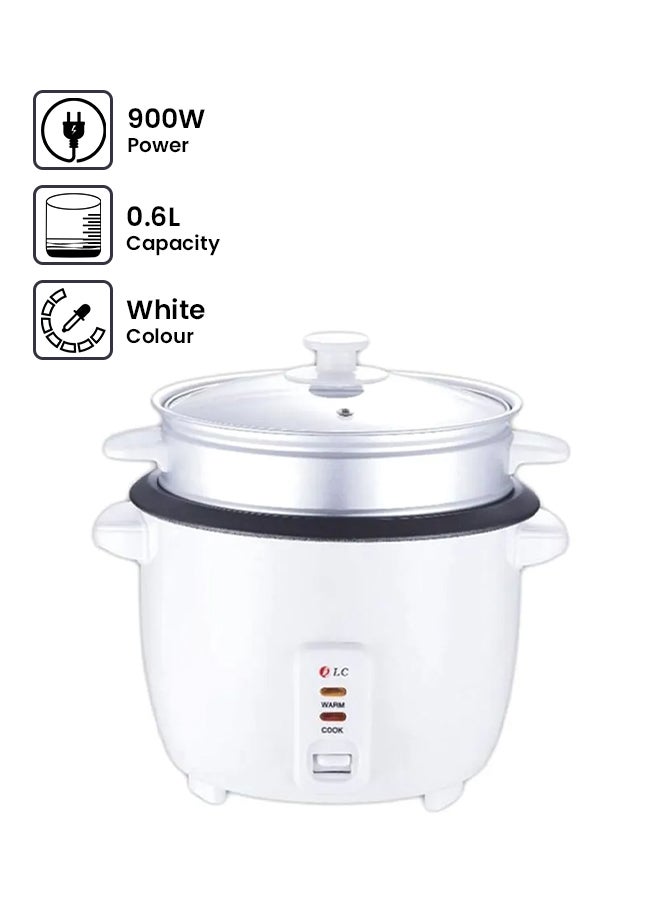 دي إل سي  جهاز طهي الأرز 0.6 L 900.0 W SA678708 أبيض