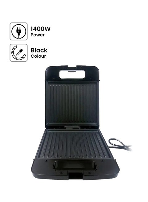 Electric Sandwich Maker - 1400W 1400.0 W DLC-38241B Black