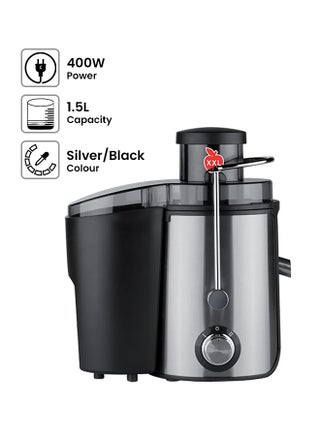 Electric Fruits Juicer 1.5 Liter 400 Watts 1.5 L 400 W JN1403 Silver/Black - v1654011123/N40971549A_1