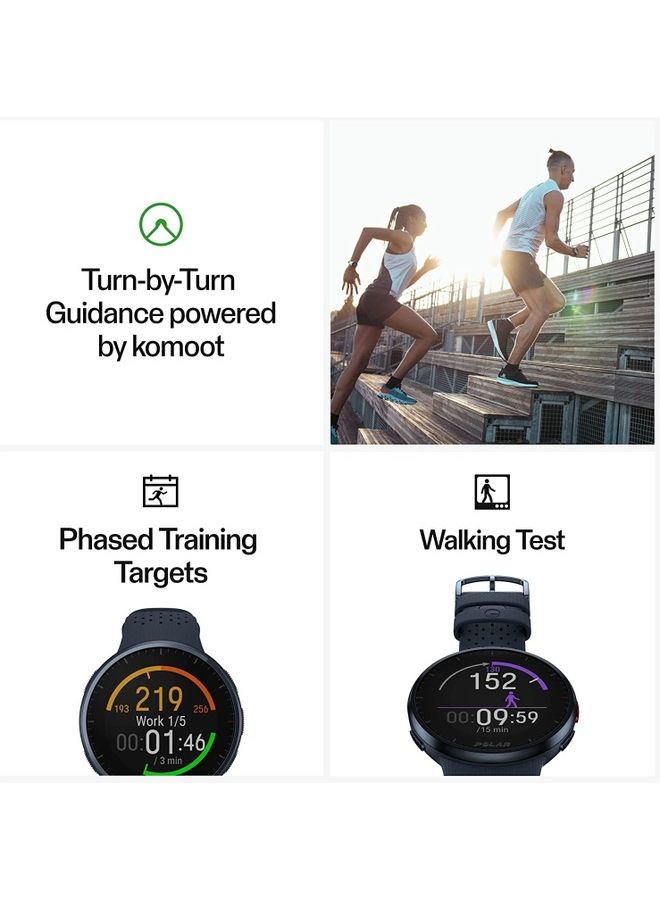 Pacer Pro Advanced GPS Running Watch Midnight Blue